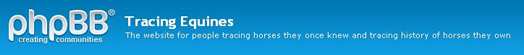 Tracing Equines.co.uk link